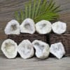 Natural Calcite Geode Pair – 4 Small Geodes Set N1677 | Himalayan Salt Factory
