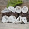 Natural Calcite Geode Pair - 4 Small Geodes Set N1687 1 Natural Calcite Geode Pair – 4 Small Geodes Set N1687 | Himalayan Salt Factory