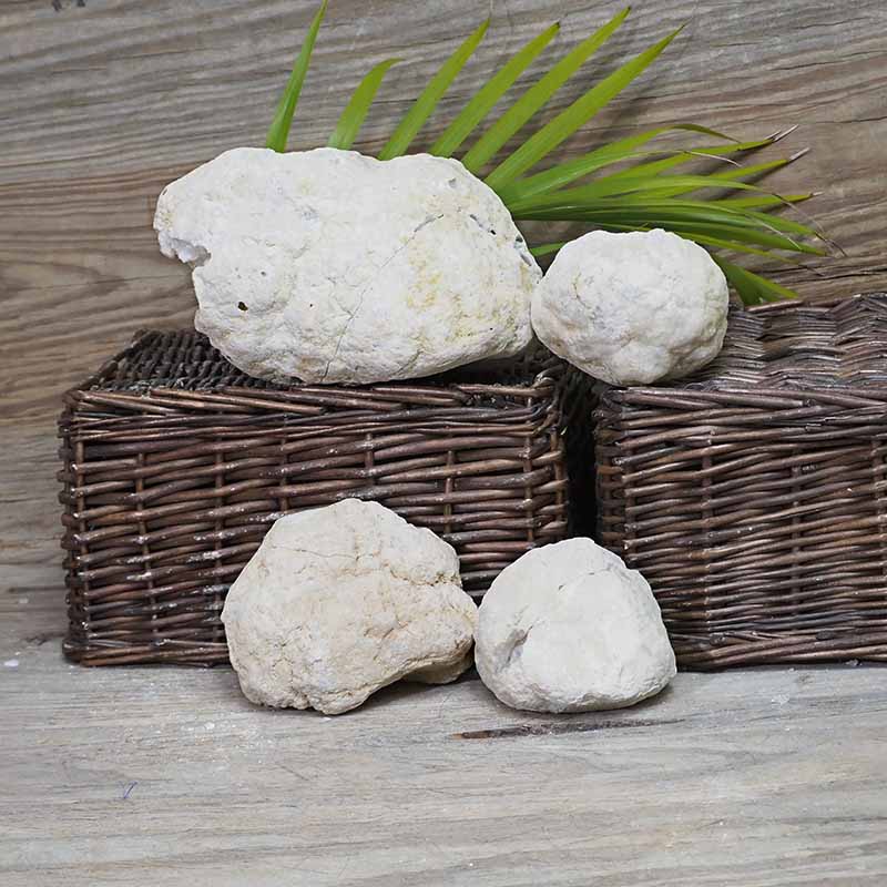 Natural Calcite Geode Pair - 4 Small Geodes Set N1693 5 Natural Calcite Geode Pair – 4 Small Geodes Set N1693