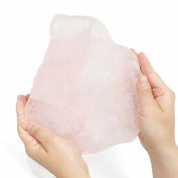 1.13kg Natural Rose Quartz Polished Slab Plate S1100 7 1.13kg Natural Rose Quartz Polished Slab Plate S1100 | Himalayan Salt Factory