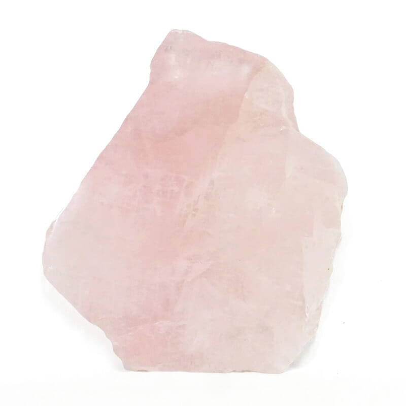 1.13kg Natural Rose Quartz Polished Slab Plate S1100 3 1.13kg Natural Rose Quartz Polished Slab Plate S1100 | Himalayan Salt Factory