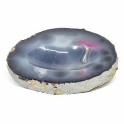 Pink Agate Crystal Polished Bowl DS1882 | Himalayan Salt Factory