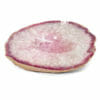 Pink Agate Crystal Polished Bowl DS1883 | Himalayan Salt Factory