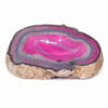 Pink Agate Crystal Polished Bowl DS1885 | Himalayan Salt Factory