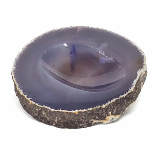 Purple Agate Crystal Polished Bowl DS1859 | Himalayan Salt Factory