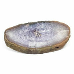 Purple Agate Crystal Polished Bowl DS1860 | Himalayan Salt Factory