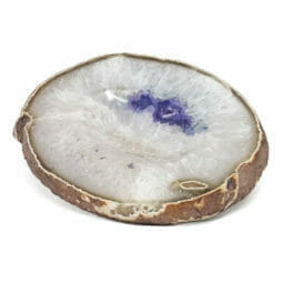 Purple Agate Crystal Polished Bowl DS1862 | Himalayan Salt Factory