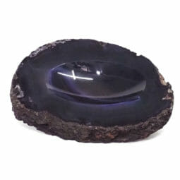 Purple Agate Crystal Polished Bowl DS1863 | Himalayan Salt Factory