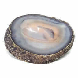 Purple Agate Crystal Polished Bowl DS1868 | Himalayan Salt Factory
