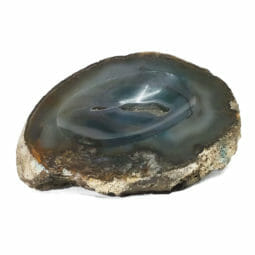 Teal Agate Crystal Polished Bowl DS1887 | Himalayan Salt Factory