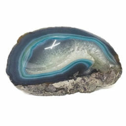 Teal Agate Crystal Polished Bowl DS1888 | Himalayan Salt Factory