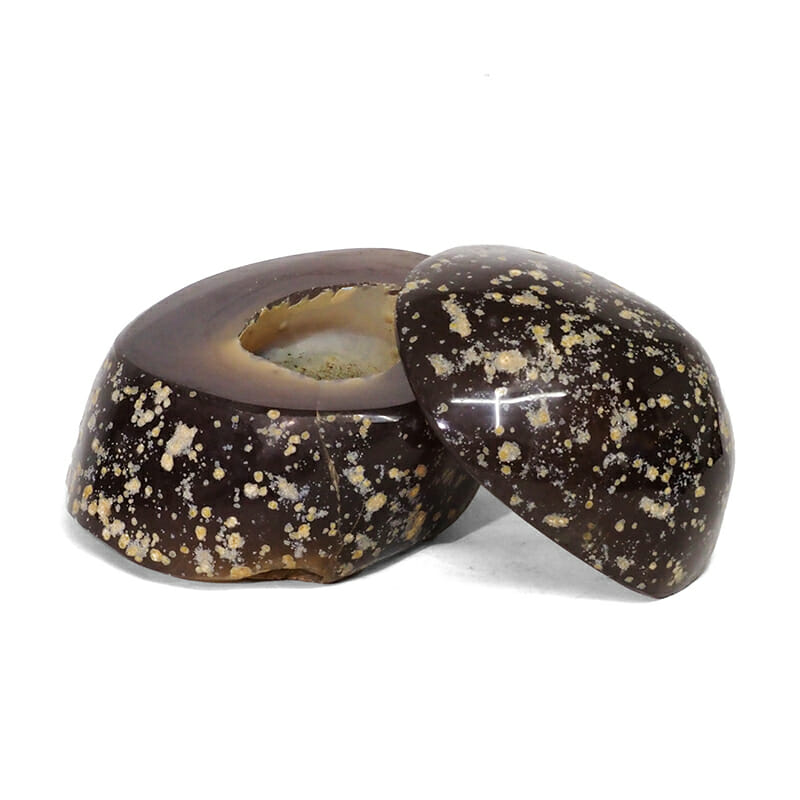 1.57kg Natural Agate Jewelry Box DK629 4 1.57kg Natural Agate Jewelry Box DK629 | Himalayan Salt Factory