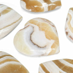 Banded Onyx Heart Large | Himalayan Salt Factory
