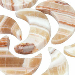Banded Onyx Moon 7 Banded Onyx Moon | Himalayan Salt Factory