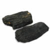 1.33kg Natural Black Rough Tourmaline Rock Large set of 2 DK560 | Himalayan Salt Factory