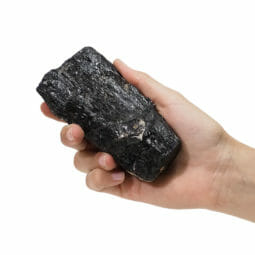 1.51kg Natural Black Rough Tourmaline Rock Large set of 3 DK561 | Himalayan Salt Factory