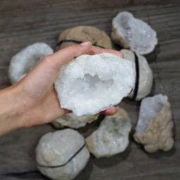 5kg Natural Calcite Druze Pieces Parcel J1896 | Himalayan Salt Factory