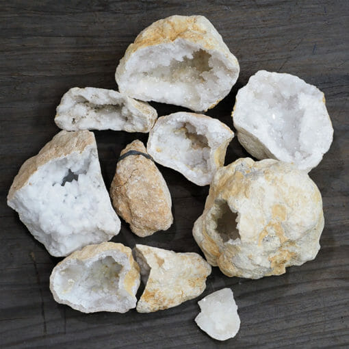 5kg Natural Calcite Druze Pieces Parcel J1911 | Himalayan Salt Factory