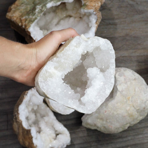 5kg Natural Calcite Druze Pieces Parcel J1913 | Himalayan Salt Factory