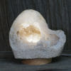 2.81kg Natural Calcite Geode Lamp with Large LED Light Base DK652 | Himalayan Salt Factory