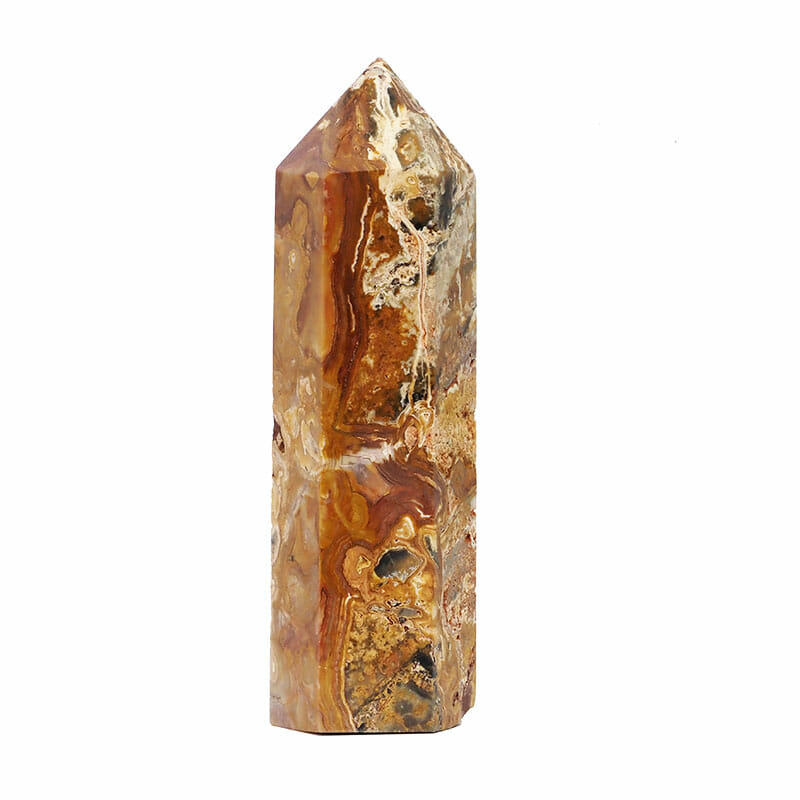1.11kg Crazy Lace Agate Terminated Point DK608 3 1.11kg Crazy Lace Agate Terminated Point DK608 | Himalayan Salt Factory