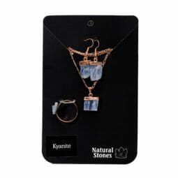 Natural Kyanite Rough Jewelry 3 Pieces Set | Himalayan Salt Factory