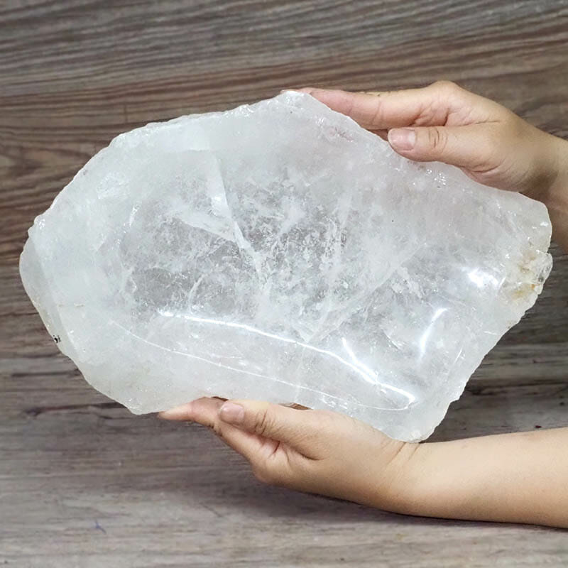 3.35kg Clear Quartz Polished Large Bowl DS1899 4 Clear Quartz Polished Large Bowl DS1899 | Himalayan Salt Factory