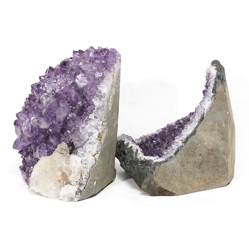 2.93kg Amethyst Crystal Geode Specimen Set 2 Pieces DN1579 4 2.93kg Amethyst Crystal Geode Specimen Set 2 Pieces DN1579 | Himalayan Salt Factory