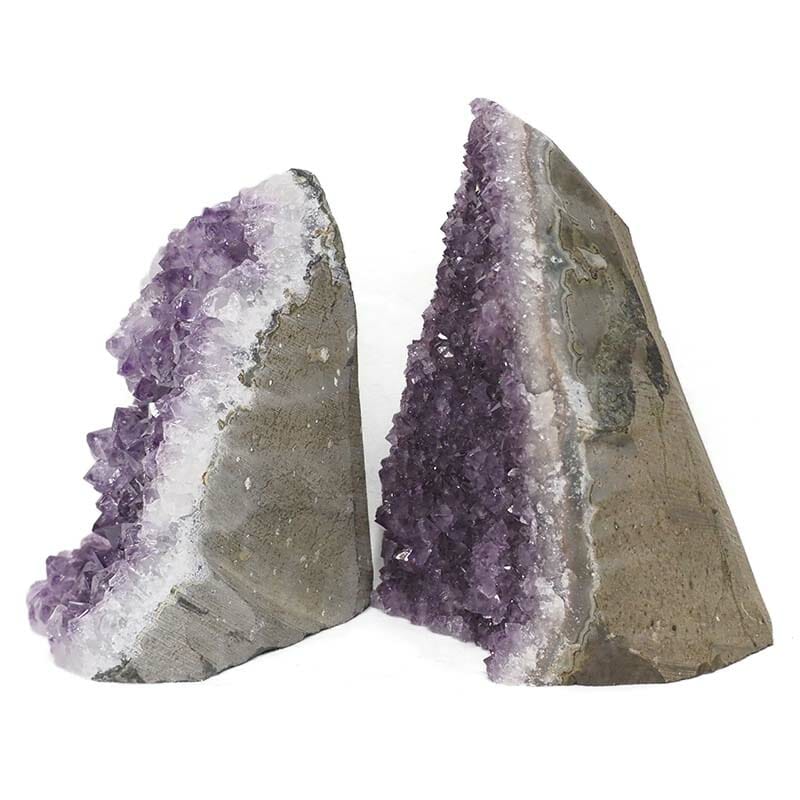 3.48kg Amethyst Crystal Geode Specimen Set 2 Pieces DN1589 4 3.48kg Amethyst Crystal Geode Specimen Set 2 Pieces DN1589 | Himalayan Salt Factory