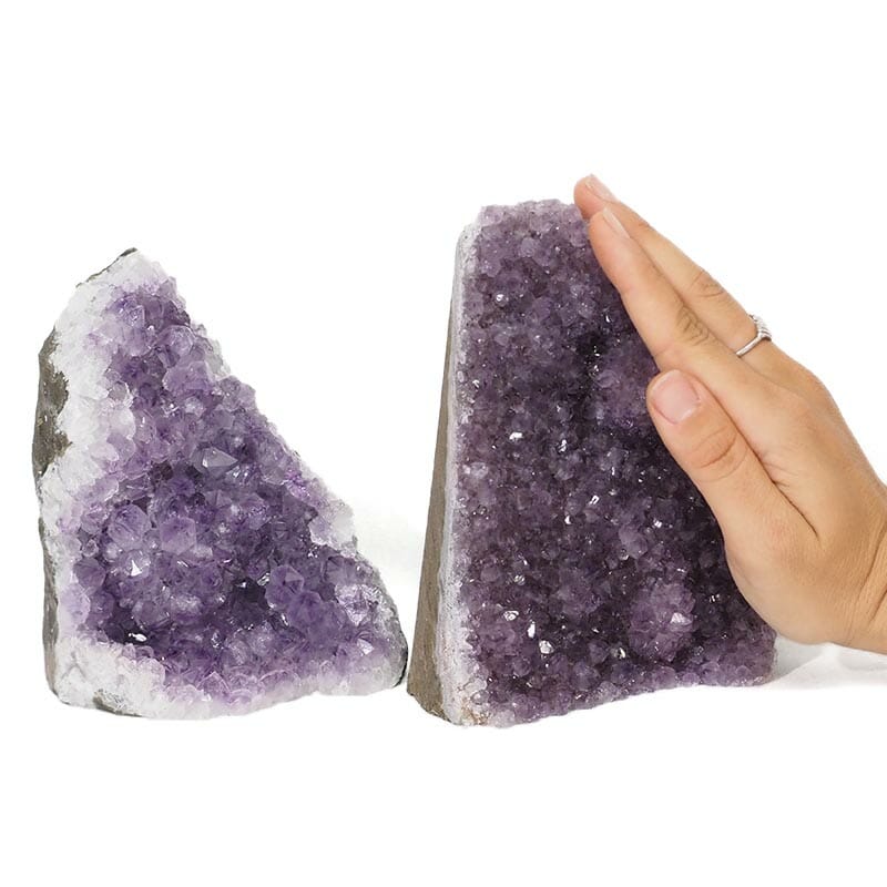 3.48kg Amethyst Crystal Geode Specimen Set 2 Pieces DN1589 5 3.48kg Amethyst Crystal Geode Specimen Set 2 Pieces DN1589 | Himalayan Salt Factory