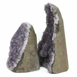 2.70kg Amethyst Crystal Geode Specimen Set 2 Pieces DN1590 | Himalayan Salt Factory