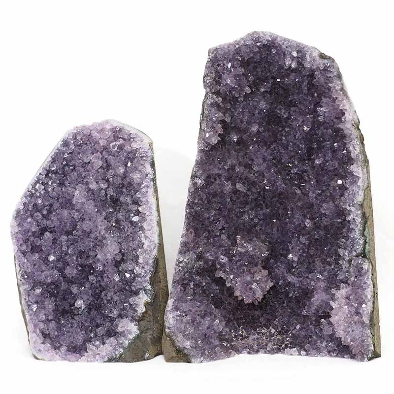 2.70kg Amethyst Crystal Geode Specimen Set 2 Pieces DN1590 3 2.70kg Amethyst Crystal Geode Specimen Set 2 Pieces DN1590 | Himalayan Salt Factory