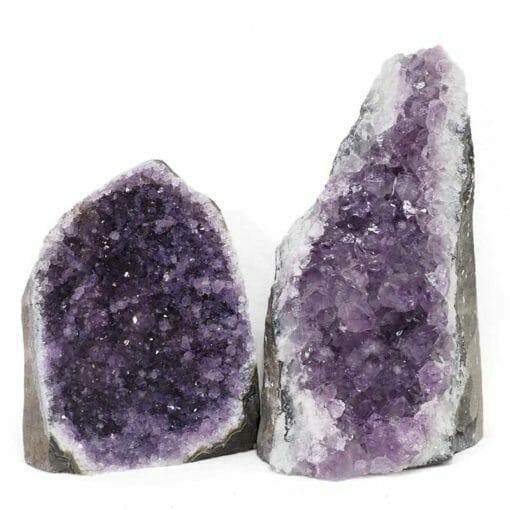 2.68kg Amethyst Crystal Geode Specimen Set 2 Pieces DN1591 | Himalayan Salt Factory