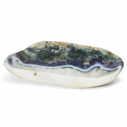Natural Agate Crystal Polished Bowl DS1893 | Himalayan Salt Factory