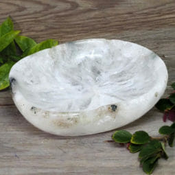 Natural Agate Crystal Polished Bowl DS1894 | Himalayan Salt Factory