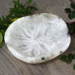 Natural Agate Crystal Polished Bowl DS1894 | Himalayan Salt Factory