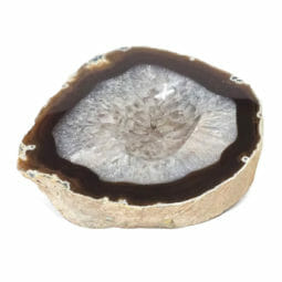 Natural Agate Crystal Polished Bowl DS1907 | Himalayan Salt Factory