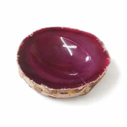 Pink Agate Crystal Polished Bowl – Mini (8cm-10cm) | Himalayan Salt Factory