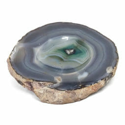 Teal Agate Crystal Polished Bowl DS1914 | Himalayan Salt Factory