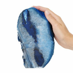 2.11kg Blue Agate Crystal Lamp J1950 7 2.11kg Agate Crystal Lamp J1950 | Himalayan Salt Factory