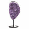 6.23kg Amethyst Druze Cluster on Metal Stand DK736 | Himalayan Salt Factory