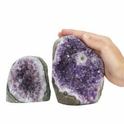 1.69kg Amethyst Polished Crystal Geode Specimen Set 2 Pieces DK810 5 1.69kg Amethyst Polished Crystal Geode Specimen Set 2 Pieces DK810 | Himalayan Salt Factory