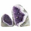 2.43kg Amethyst Polished Crystal Geode Specimen Set 2 Pieces DK820 1 2.43kg Amethyst Polished Crystal Geode Specimen Set 2 Pieces DK820 | Himalayan Salt Factory