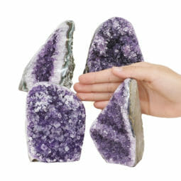 1.90kg Amethyst Polished Crystal Geode Specimen Set 4 Pieces J1966 5 1.90kg Amethyst Polished Crystal Geode Specimen Set 4 Pieces J1966 | Himalayan Salt Factory