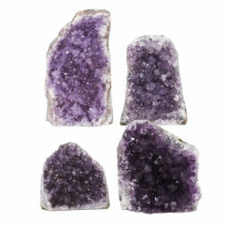 2.51kg Amethyst Crystal Geode Specimen Set 4 Pieces J1971 | Himalayan Salt Factory