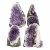 2.94kg Amethyst Crystal Geode Specimen Set 4 Pieces J1985 | Himalayan Salt Factory