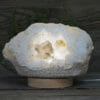 3.00kg Natural Calcite Geode Lamp with Large LED Light Base DN1645 1 3.00kg Natural Calcite Geode Lamp with Large LED Light Base DN1645 | Himalayan Salt Factory
