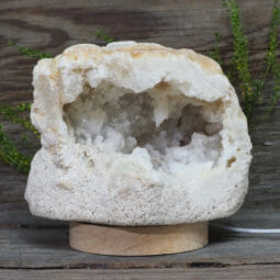 2.36kg Natural Calcite Geode Lamp with Large LED Light Base DN1627 8 2.36kg Natural Calcite Geode Lamp with Large LED Light Base DN1627 | Himalayan Salt Factory