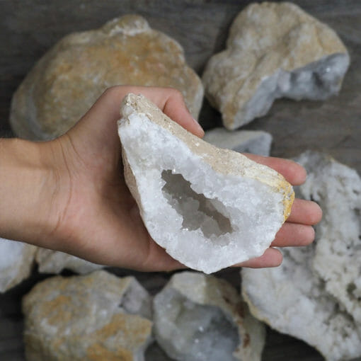 5kg Natural Calcite Druze Pieces Parcel J1917 | Himalayan Salt Factory