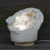 2.92kg Natural Calcite Geode Lamp with Large LED Light Base DN1604 | Himalayan Salt Factory